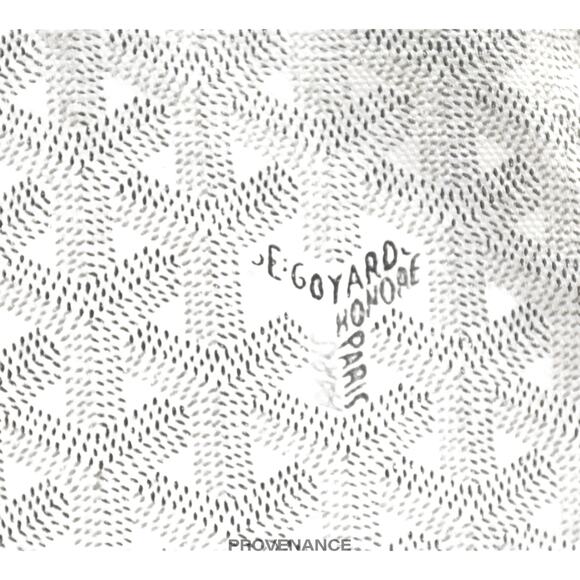 🔴 Goyard St. Louis Tote GM Bag - White Goyardine - Picture 6 of 13